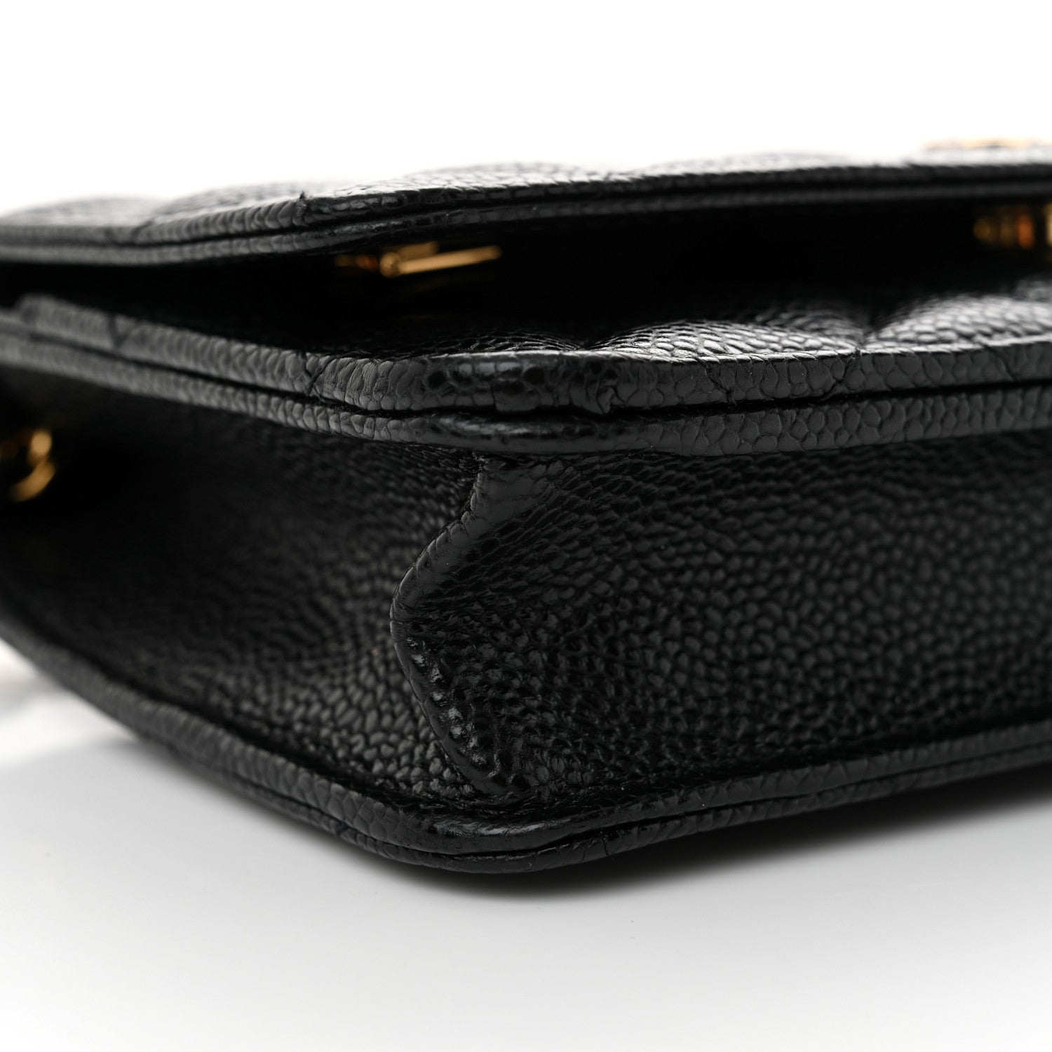Chanel Caviar Quilted Wallet on Chain WOC Black 10 of 12