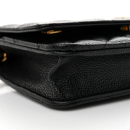 Chanel Caviar Quilted Wallet on Chain WOC Black 10 of 12