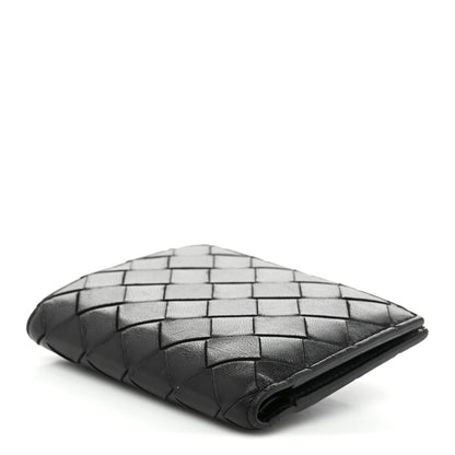 Bottega Veneta Nappa Intrecciato Small Bi-Fold Zip Wallet Black 4 of 7