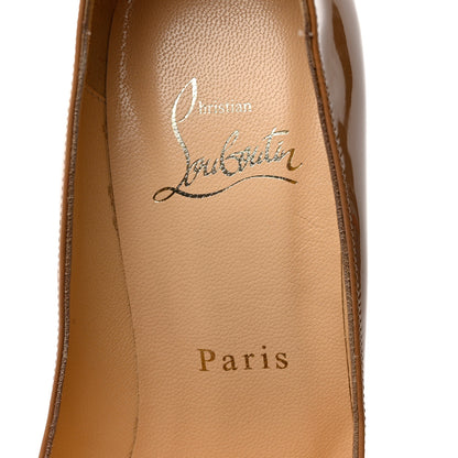 Christian Louboutin Patent Pigalle Plato 120 Pumps 35 Nude 6 of 7