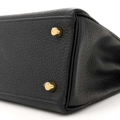 Hermes Togo Kelly Retourne 25 Black 10 of 12