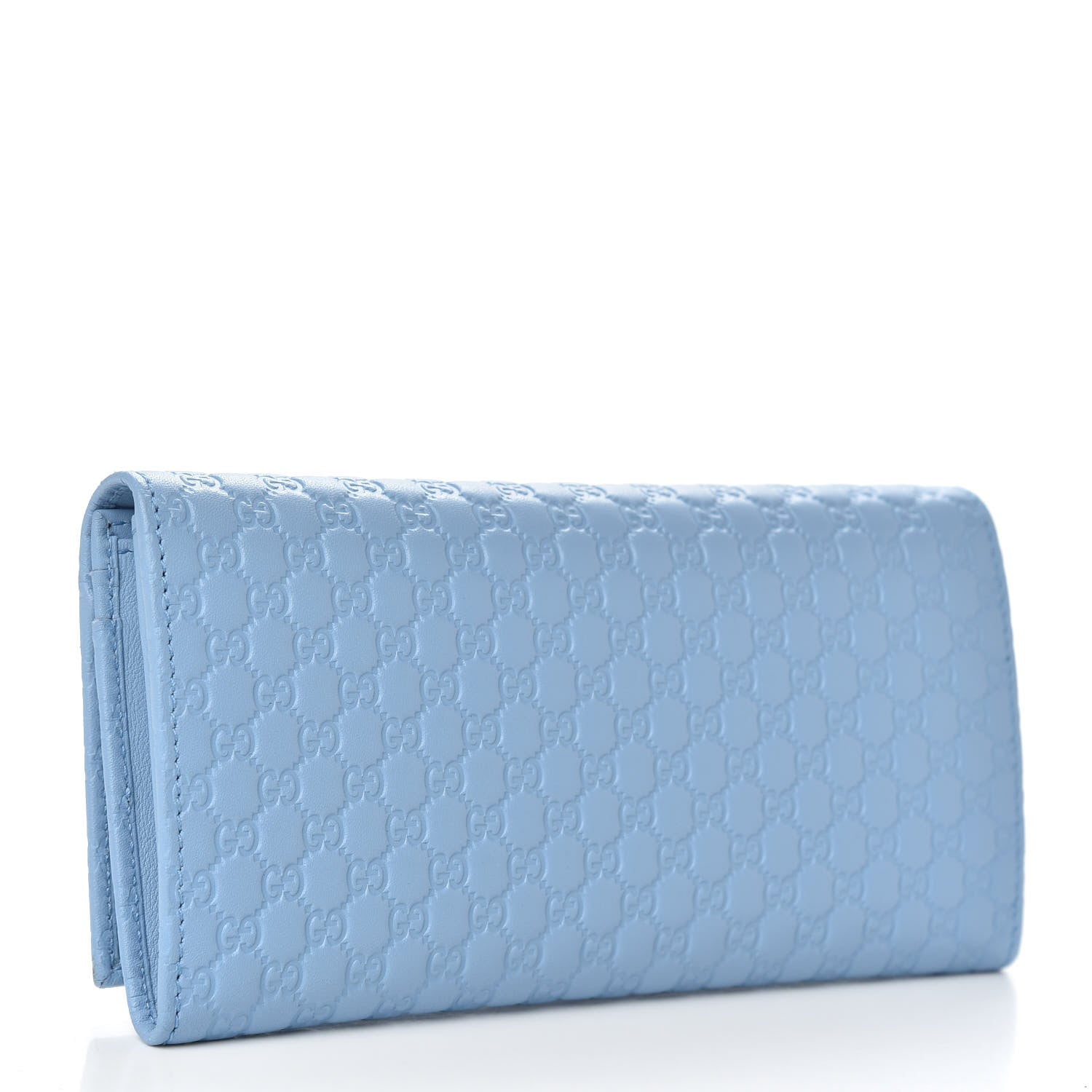 Gucci Soft Microguccissima Continental Wallet Mineral Blue 4 of 7