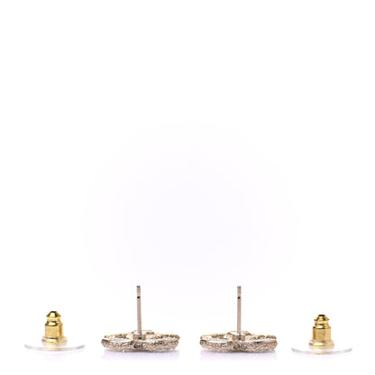 Chanel Pearl CC Earrings Gold 3 of 4