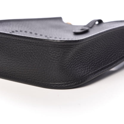 Hermes Taurillon Clemence Evelyne TPM Black 9 of 10