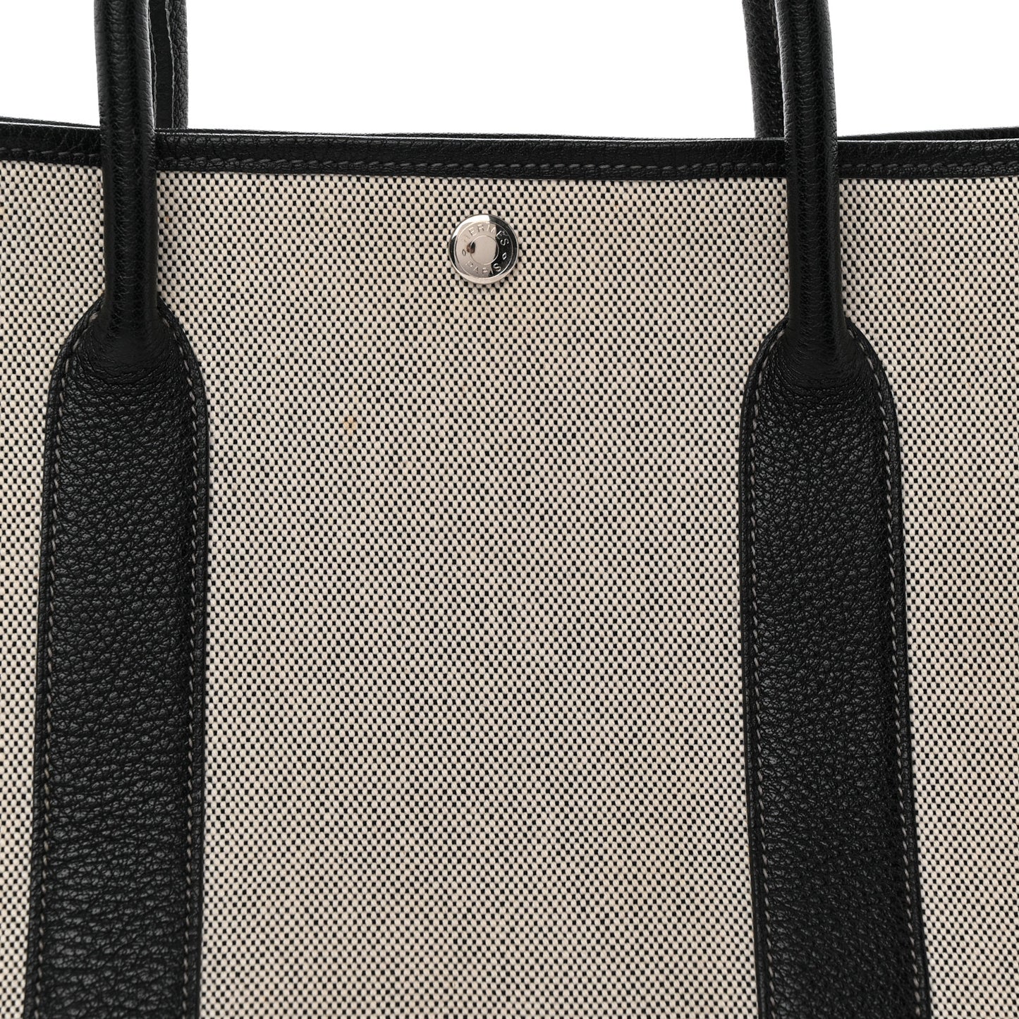 Toile Buffle Skipper Garden Party 36 MM Tote Black