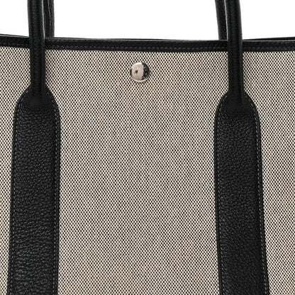 Hermes Toile Buffle Skipper Garden Party 36 MM Tote Black 8 of 12