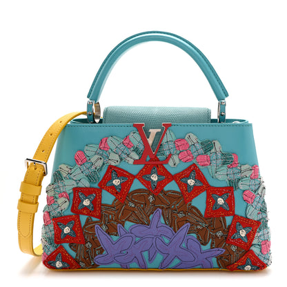 Louis Vuitton Calfskin Lizard Artycapucines Tschabalala Self PM Multicolor 1 of 10
