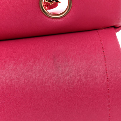 Chanel Lambskin Quilted Medium Double Flap Pink 12 of 14