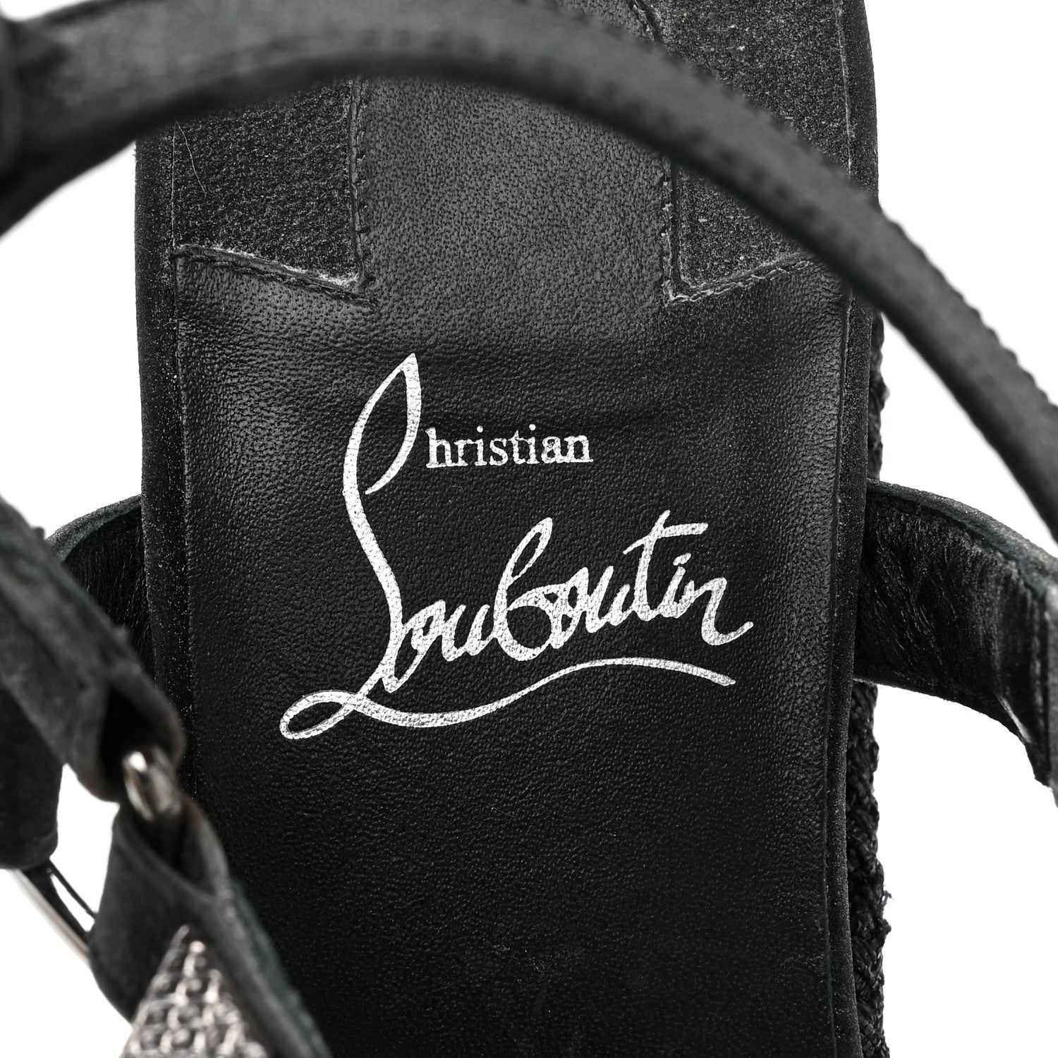 Christian Louboutin Nappa Mica Pyraclou 60 Platform Sandals 37 Version Black 7 of 14