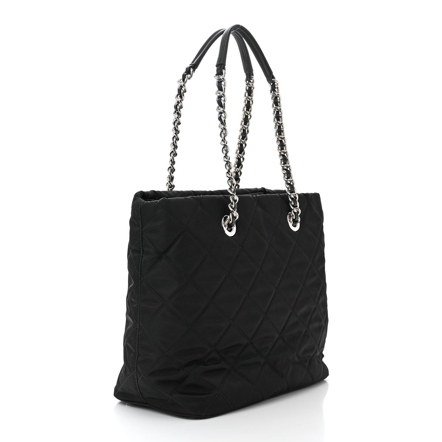 Prada Nylon Tessuto Impuntu Quilted Tote Black 3 of 11