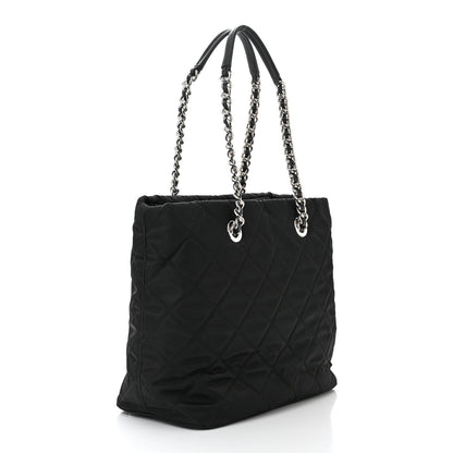 Prada Nylon Tessuto Impuntu Quilted Tote Black 3 of 11
