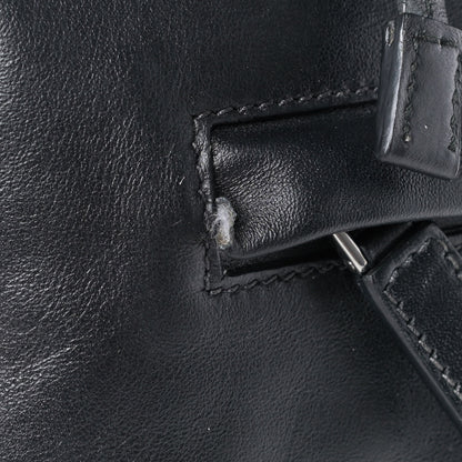 Prada Soft Calfskin Cinch Backpack Black 8 of 8
