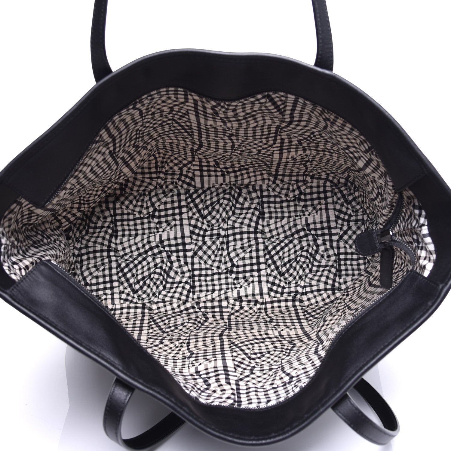 MCM Visetos Large Anya Shopper Tote Black 5 of 8