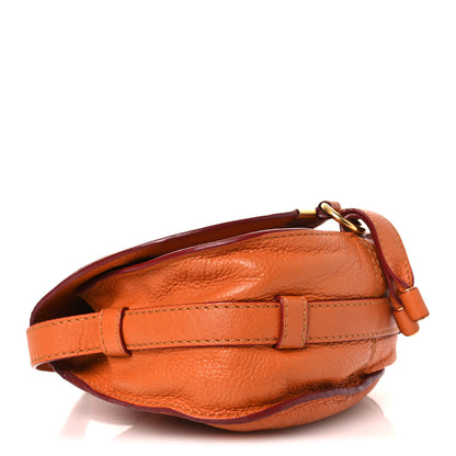 Chloe Grained Calfskin Small Marcie Saddle Bag Wood Rose 4 of 15