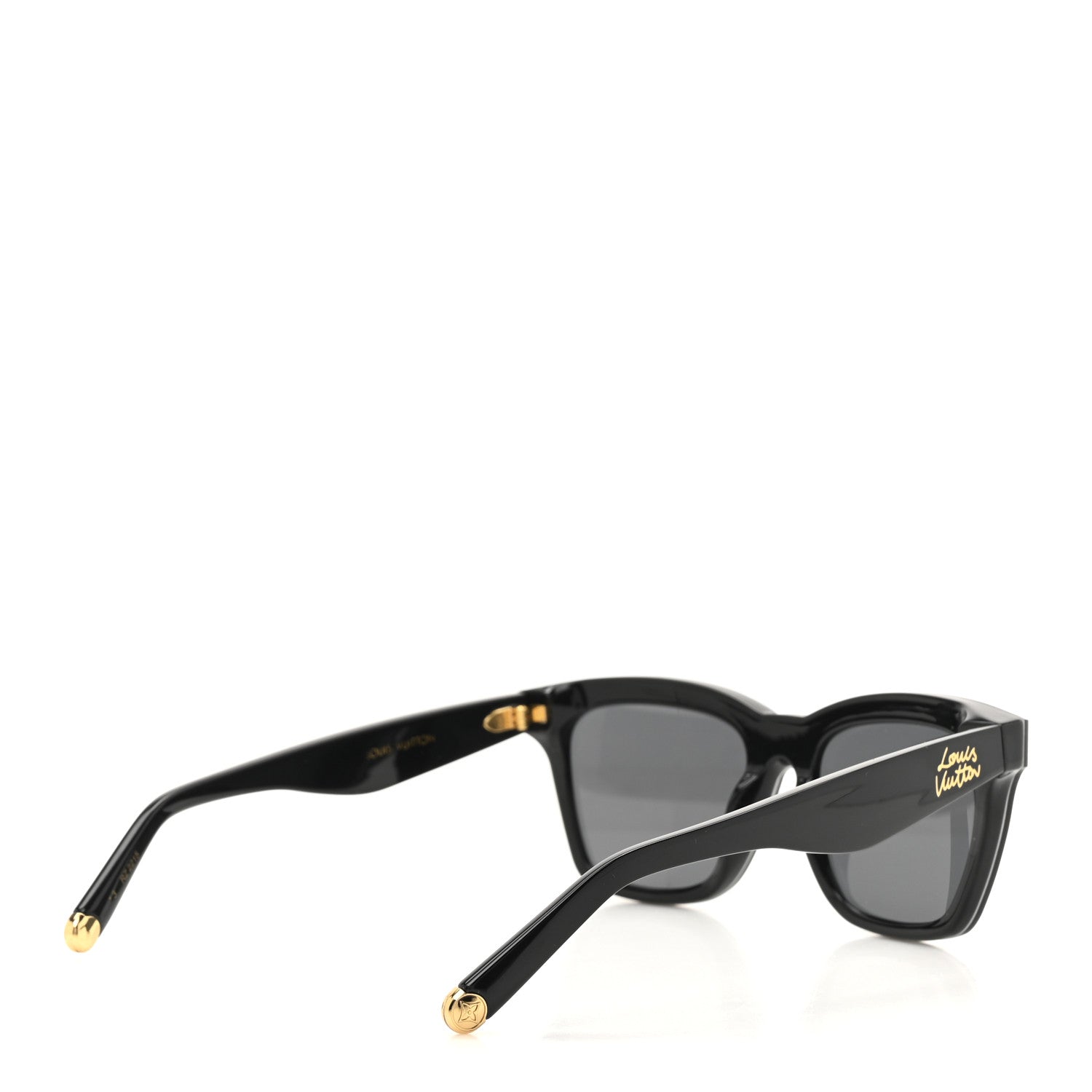 Louis Vuitton LV Script Square Sunglasses Z2970W Black 1758212