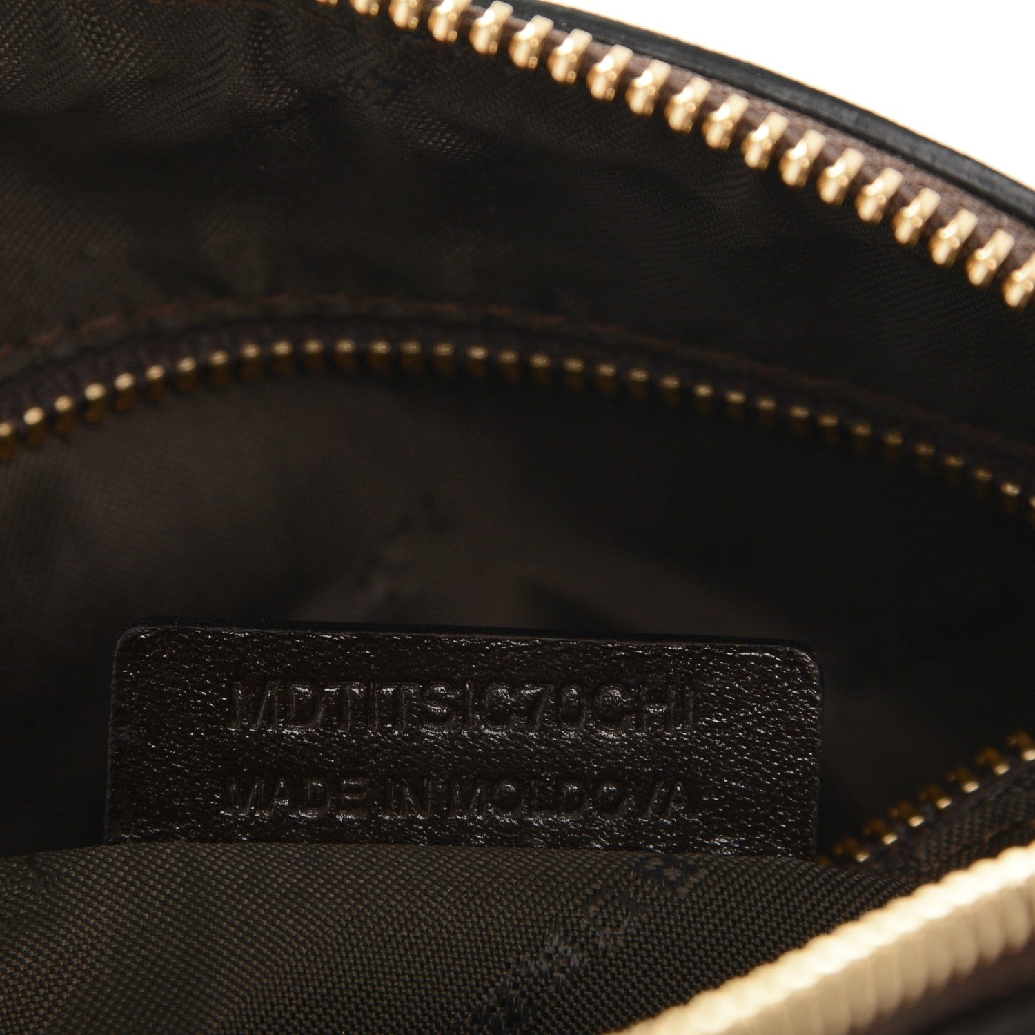 Burberry Haymarket Check Evelyn Cosmetic Bag Chocolate 7 of 7