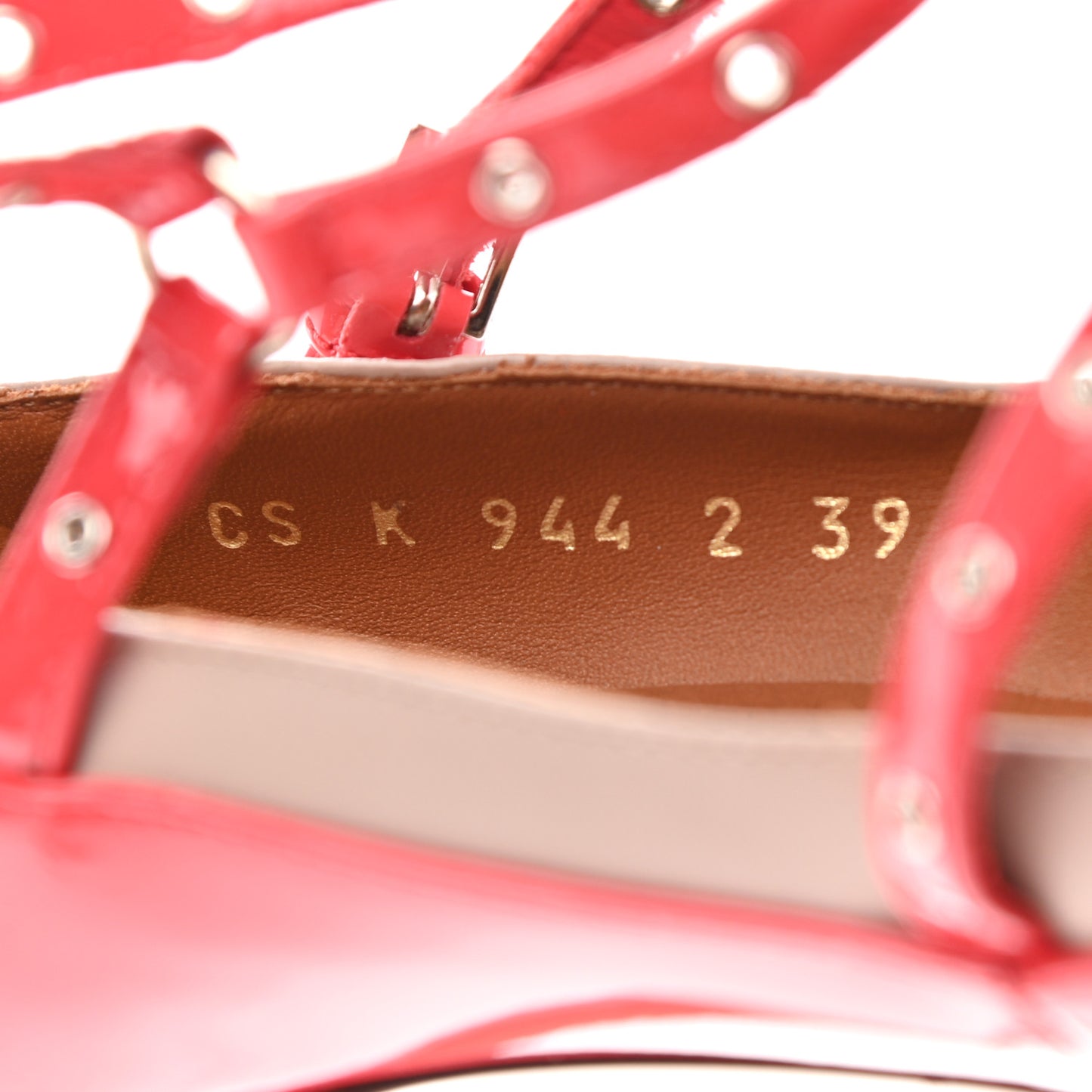 Patent Love Latch 100mm Pumps 39 Deep Coral Poudre