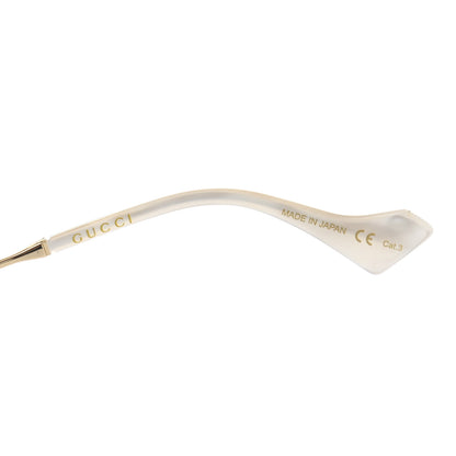 Gucci Metal Logo Sunglasses GG0627S Gold 6 of 9