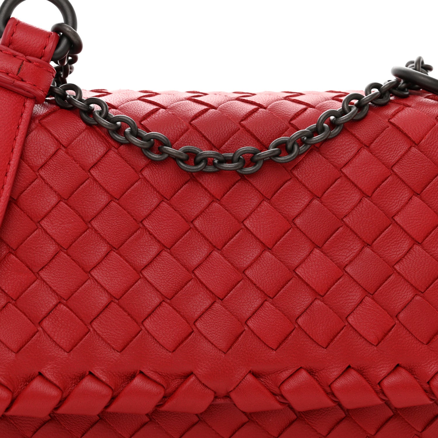 Bottega Veneta Nappa Intrecciato Baby Olimpia Shoulder Bag Vesuvio 8 of 10