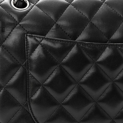 Chanel Lambskin Quilted Jumbo Double Flap Black 19 of 19
