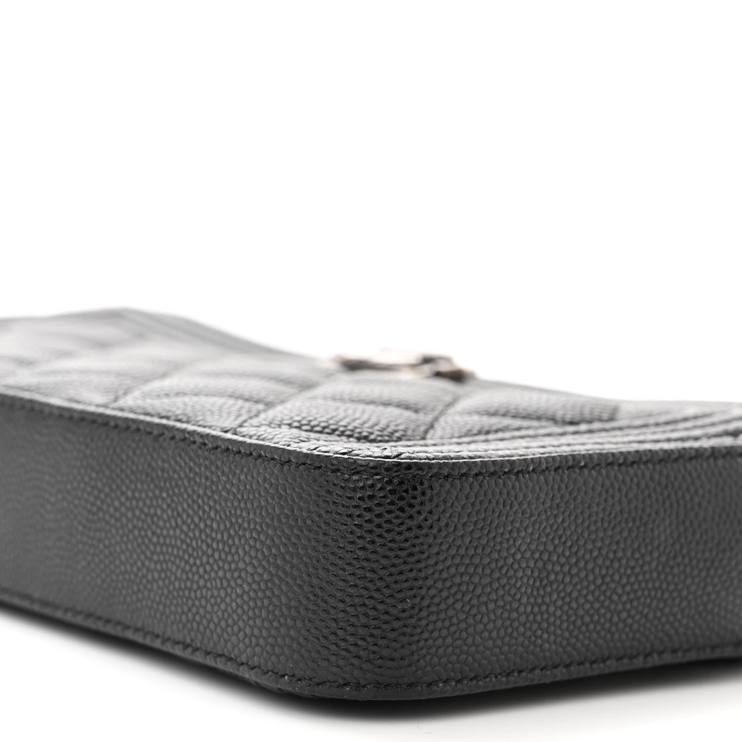 Chanel Caviar Quilted Small Boy Clutch With Chain Black 11 of 12