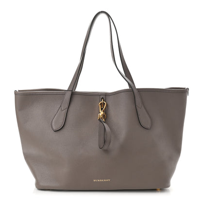 Burberry Derby Calfskin Medium Honeybrook Tote Thistle Grey 1 of 8