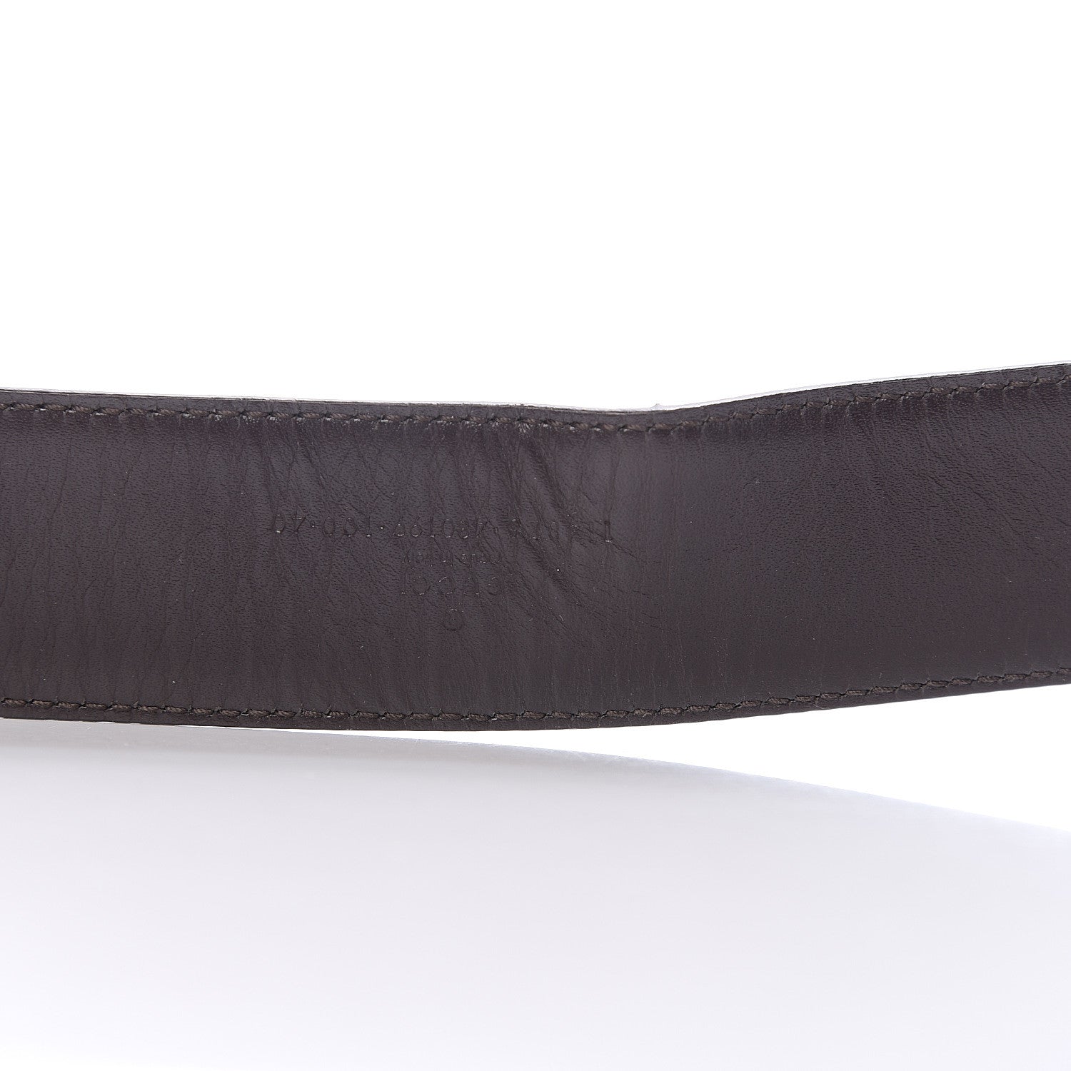 Gucci Monogram Interlocking G Belt 100 40 Dark Brown 3 of 7