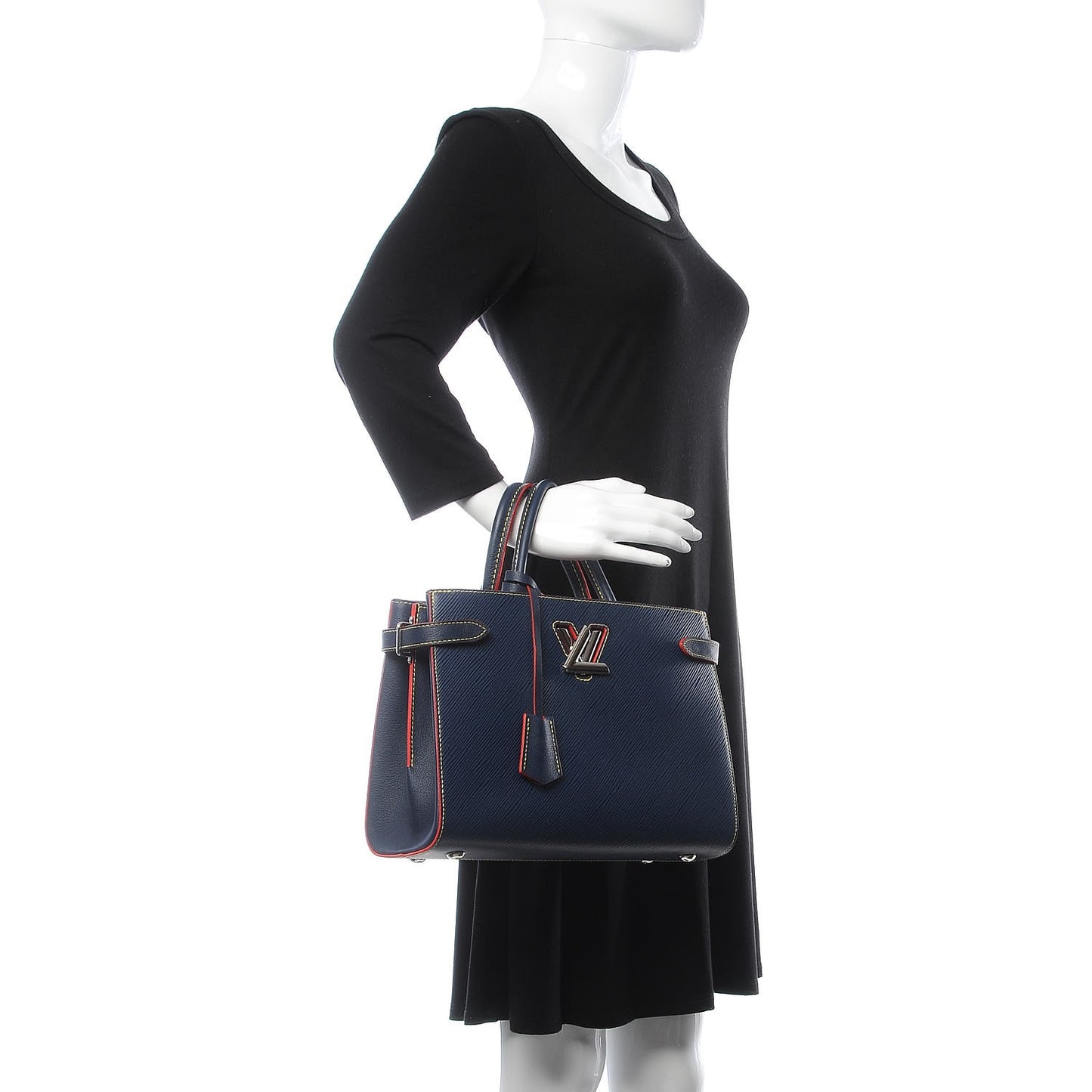 Epi Twist Tote Indigo