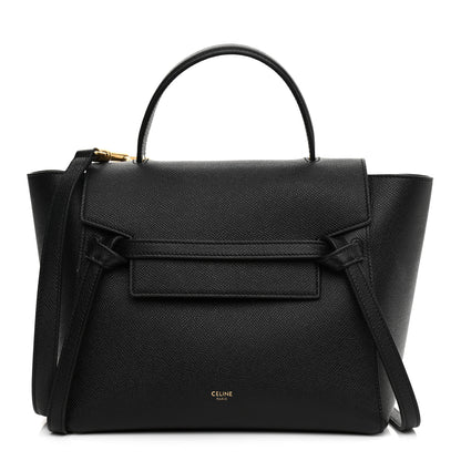 Celine Grained Calfskin Micro Belt Bag Black 1 of 21