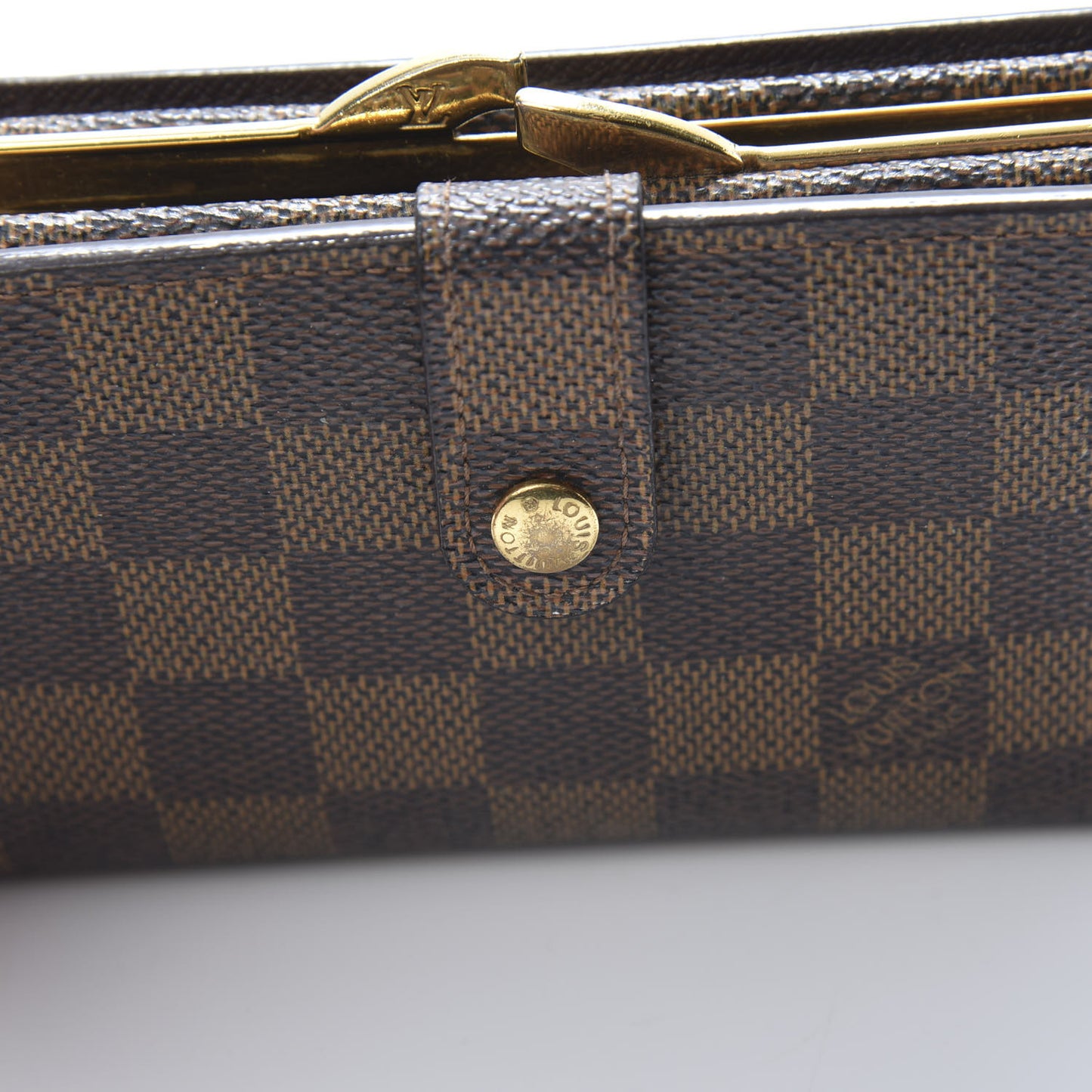 Damier Ebene French Purse Wallet