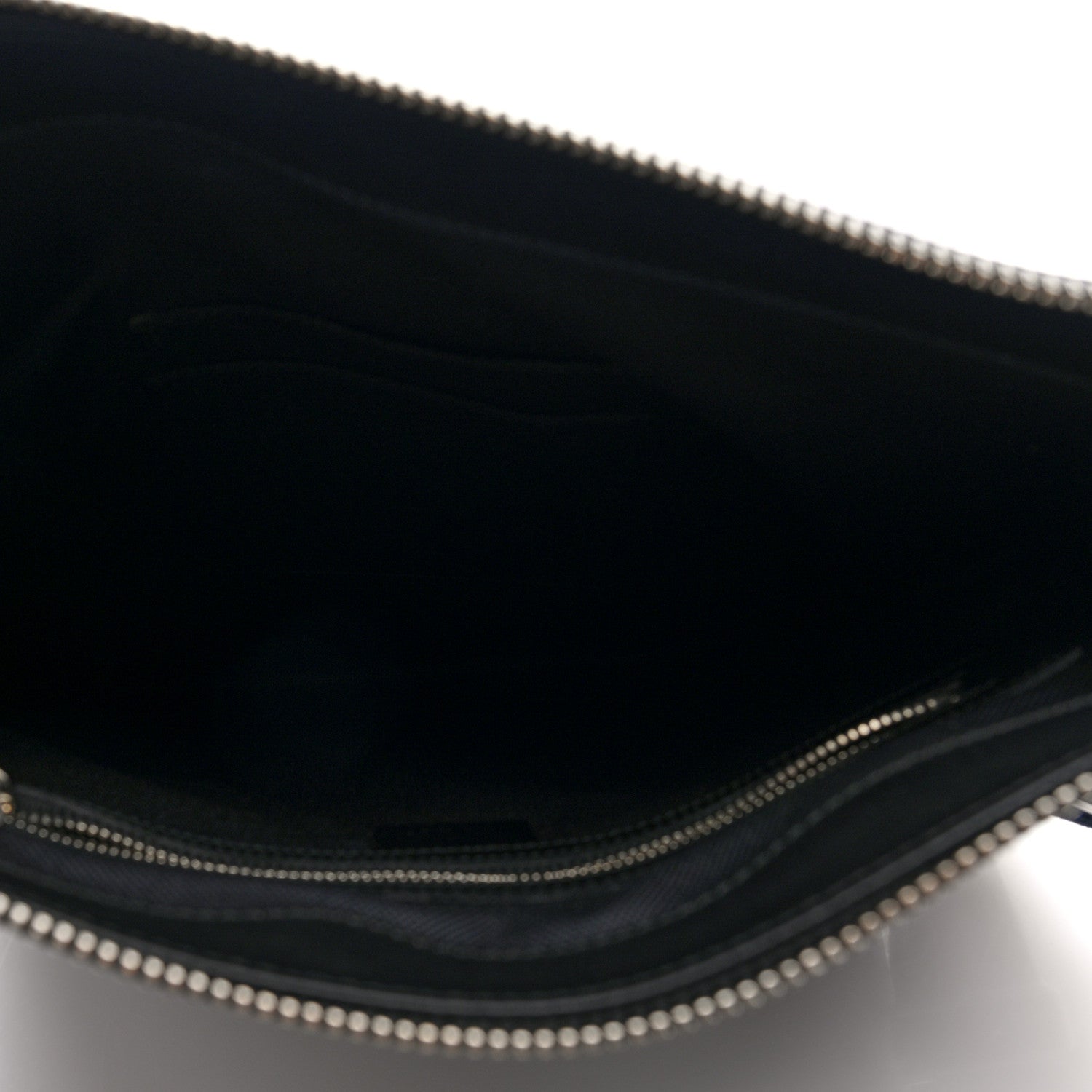 Gucci GG Supreme Monogram Appia Calfskin Web Flat Messenger Bag Black Grey Black Grey 5 of 10