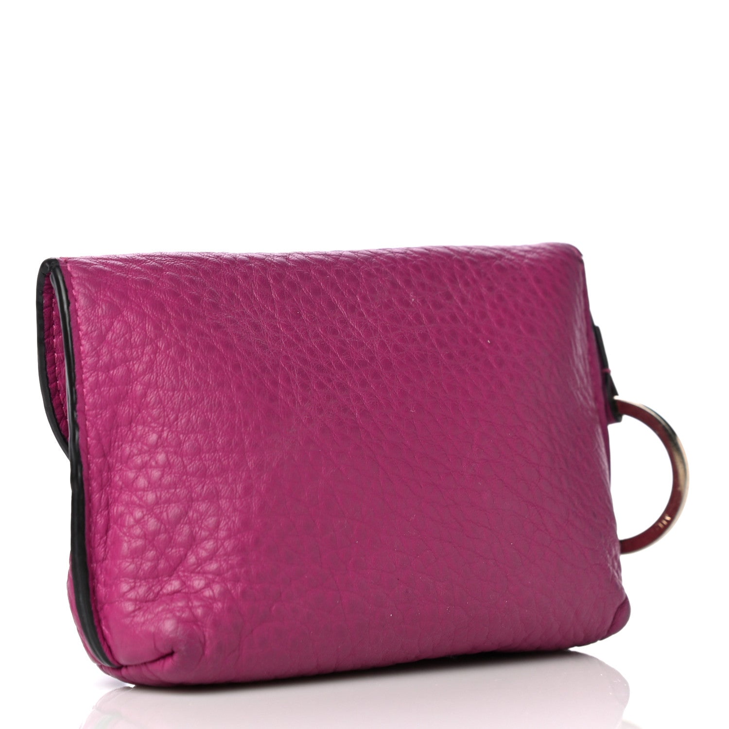 Mulberry Grained Calfskin Darley Key Pouch Violet 3 of 10