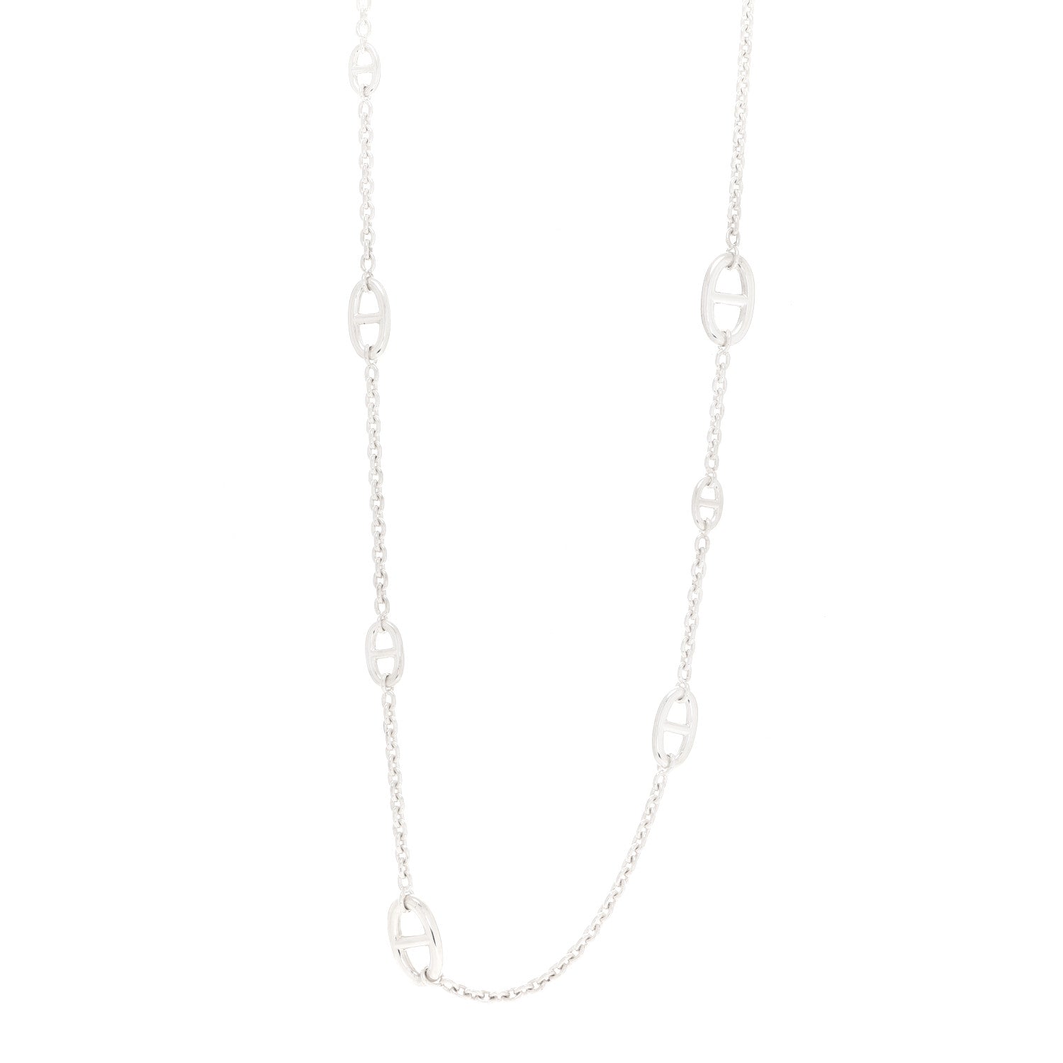 Hermes Sterling Silver Farandole Necklace 80 1 of 6