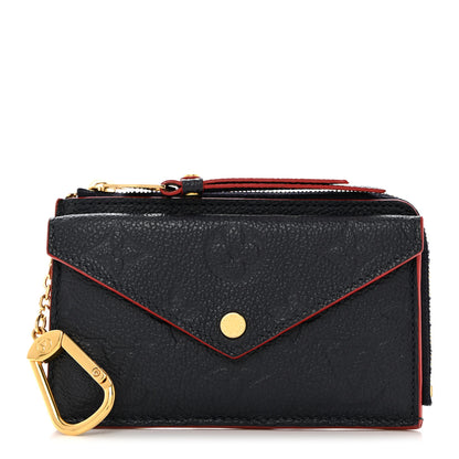 Louis Vuitton Empreinte Recto Verso Card Holder Marine Rouge 1 of 8