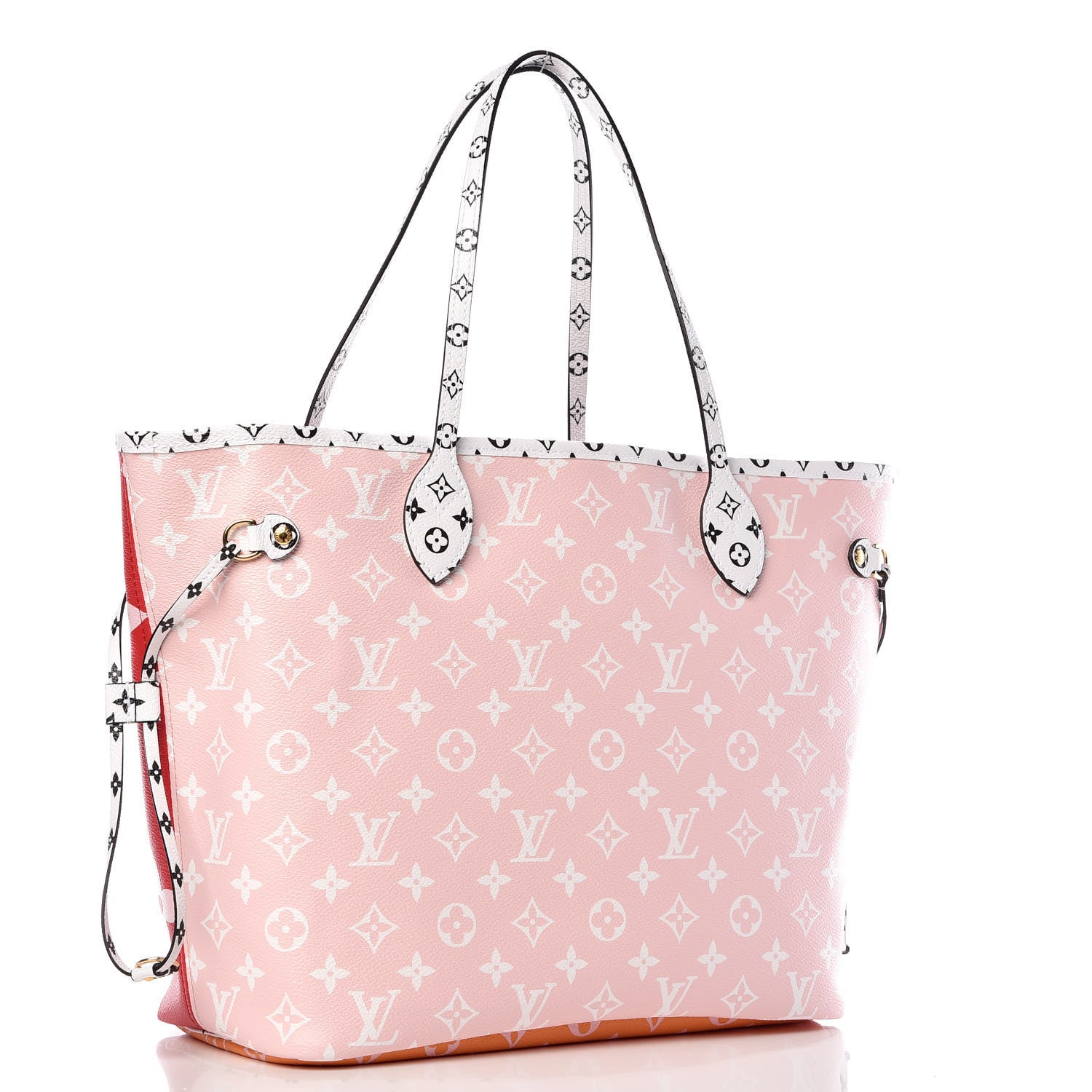 Louis Vuitton Monogram Giant Neverfull MM Rouge 4 of 11