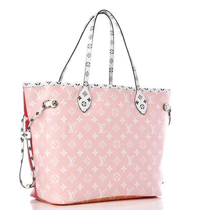 Louis Vuitton Monogram Giant Neverfull MM Rouge 4 of 11
