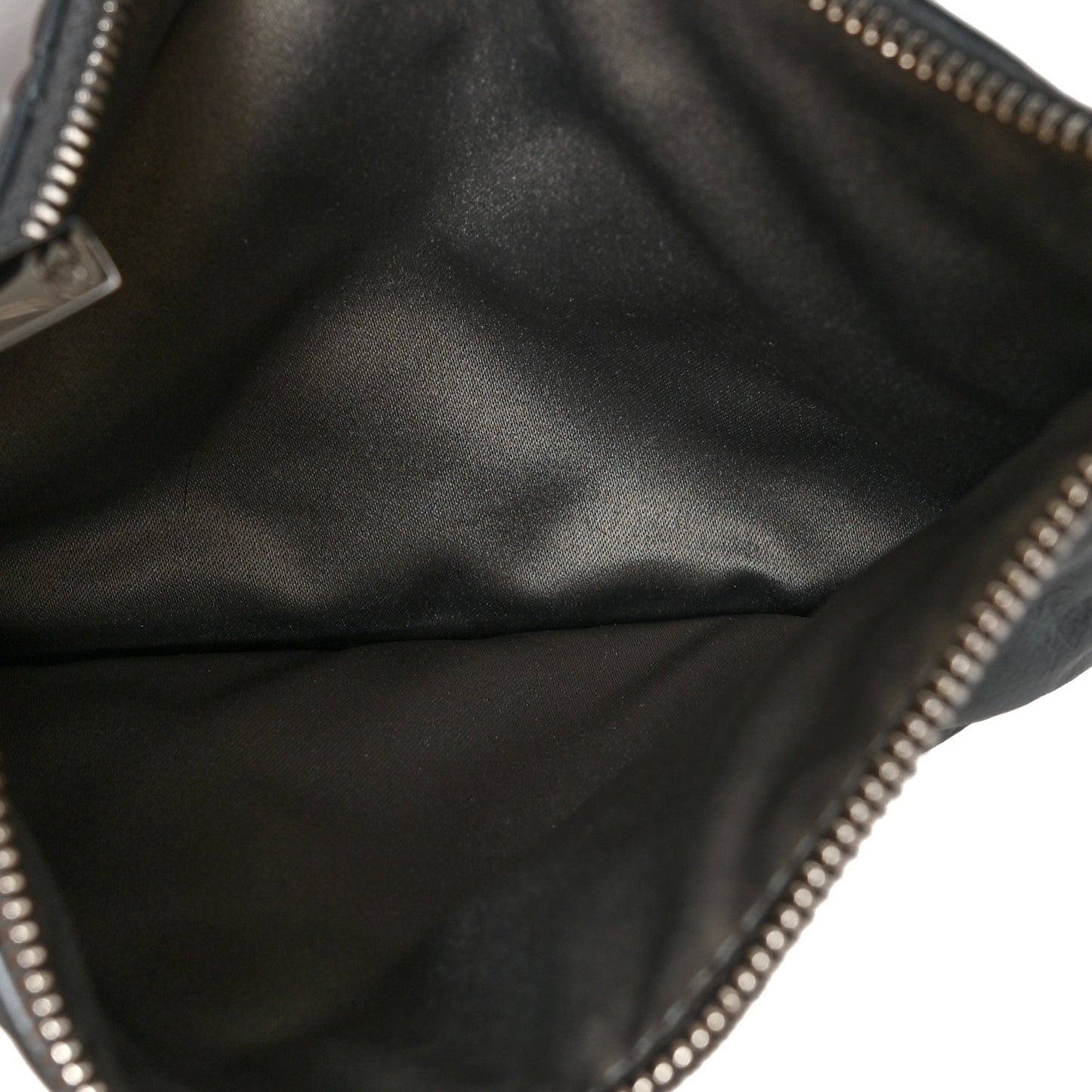 Metallic Lambskin Quilted Large Week End on Mars Tote Dark Grey
