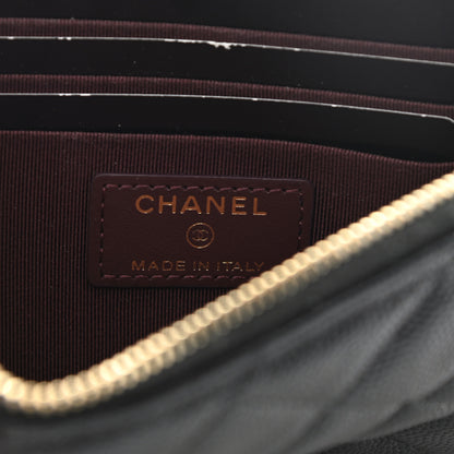 Chanel Caviar Quilted Classic iPhone Pouch Black 6 of 10