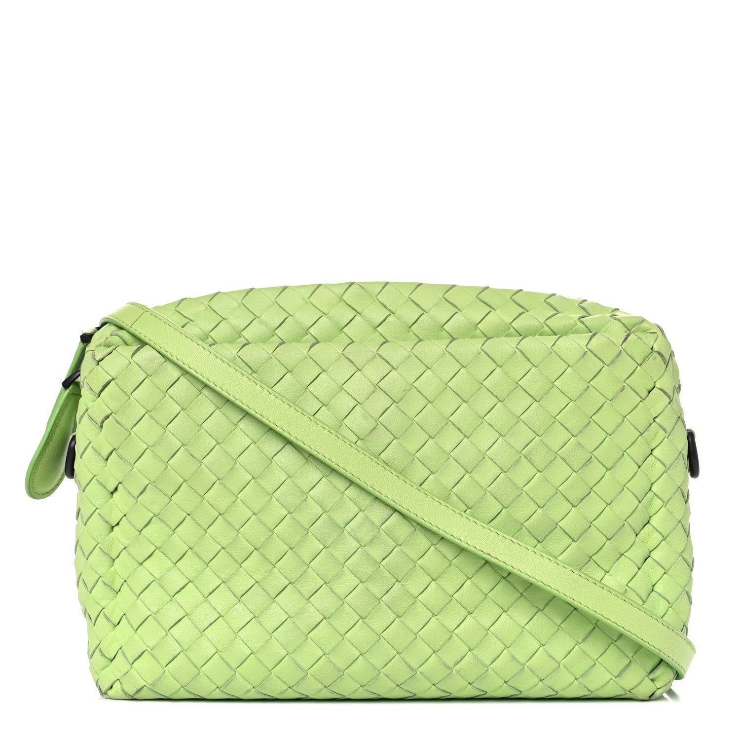 Bottega Veneta Nappa Intrecciato Crossbody Kiwi 1 of 15