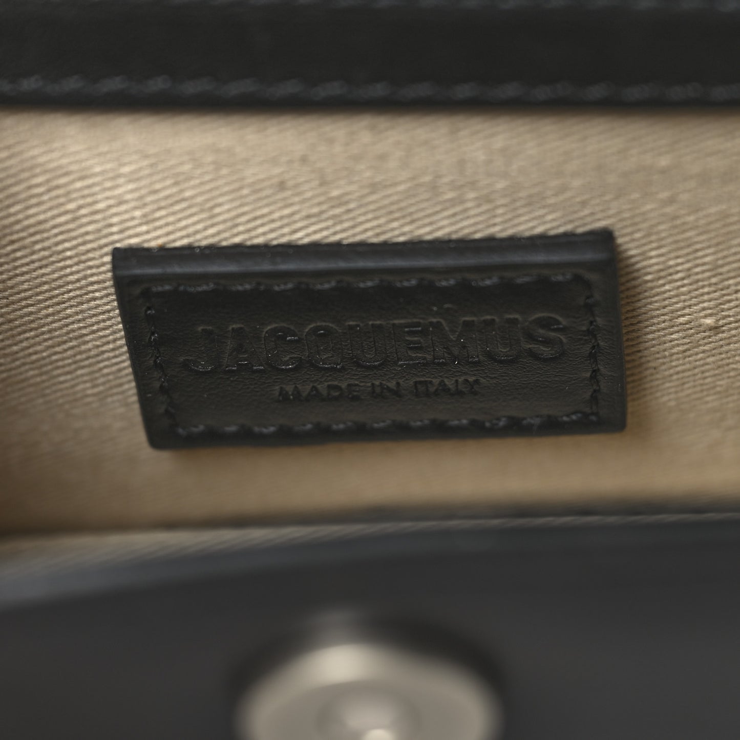 Smooth Calfskin Le Chiquito Homme Black