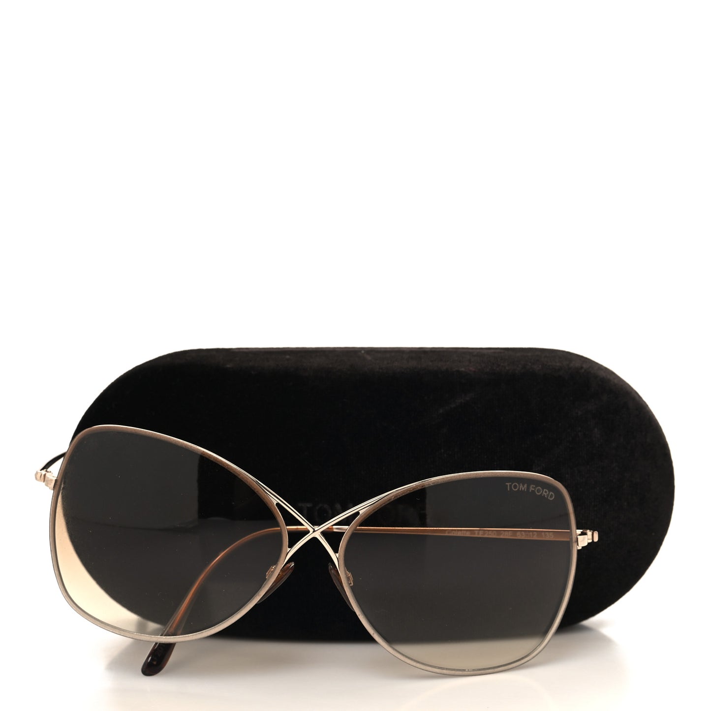 Colette Butterfly Sunglasses TF250 Brown