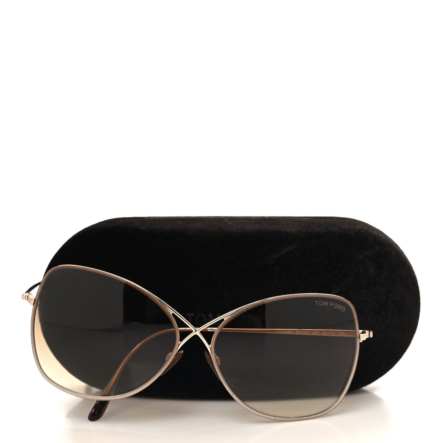 Tom Ford Colette Butterfly Sunglasses TF250 Brown 7 of 7