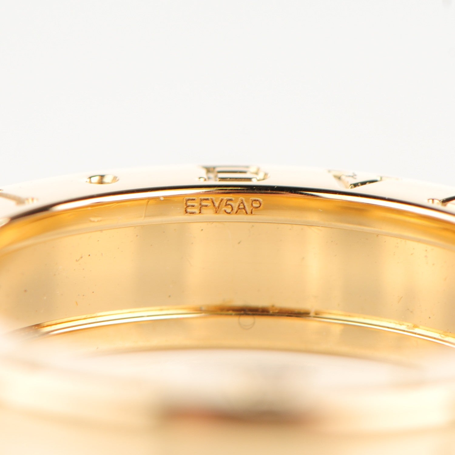 Bulgari 18K Yellow Gold B.Zero1 One-Band Ring 51 5.75 7 of 8