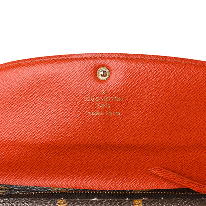 Louis Vuitton Monogram Emilie Wallet Piment 6 of 9