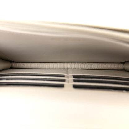 Chanel Caviar Quilted Wallet On Chain WOC Light Gray 5 of 12