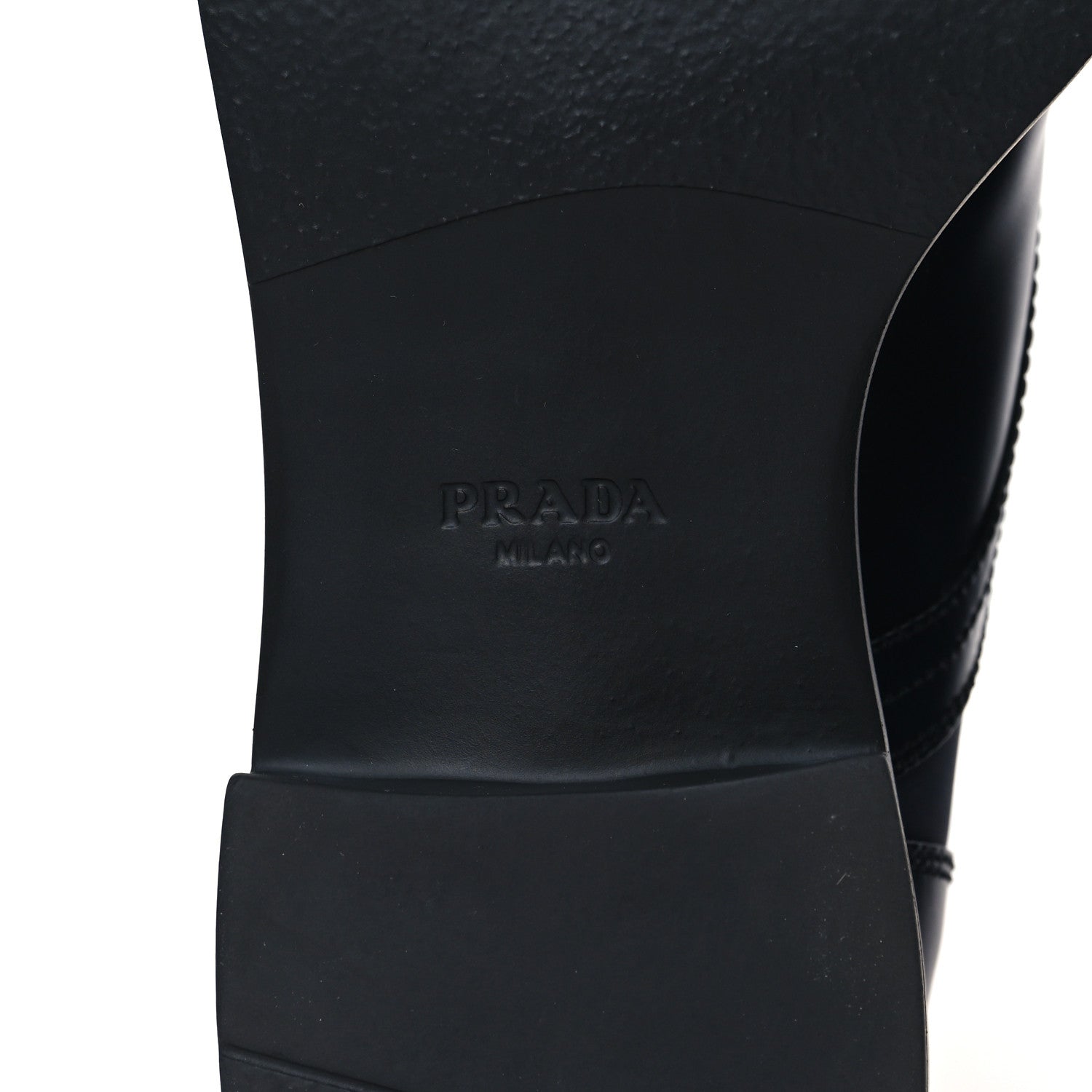 Prada Spazzolato Re-Nylon Metal Triangle Logo Womens 50mm Combat Boots 39.5 Bleu 6 of 7
