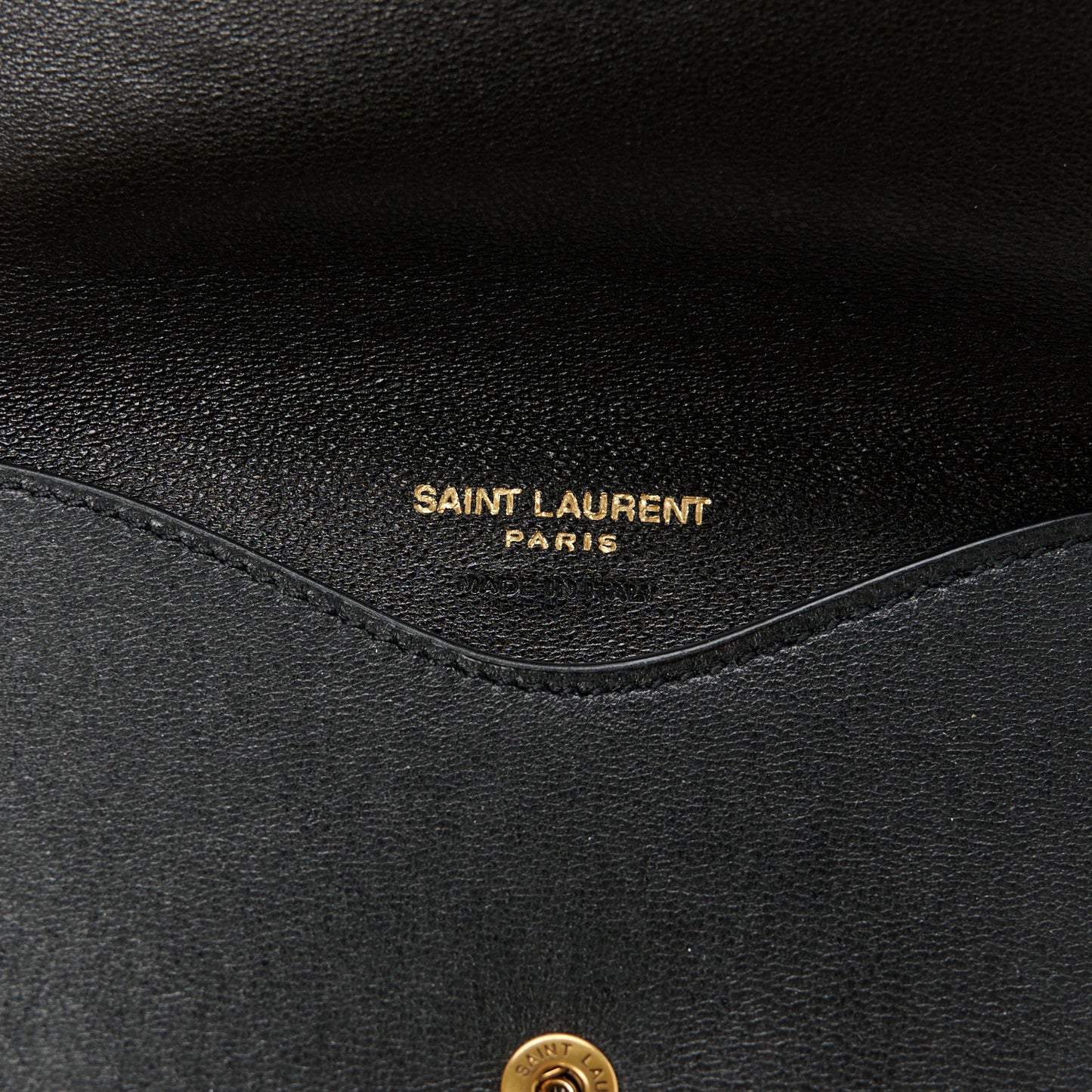 Lambskin Chevron Quilted Medium Loulou Black