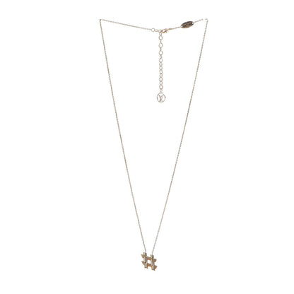 Louis Vuitton LV And Me Hashtag Necklace Gold 3 of 8