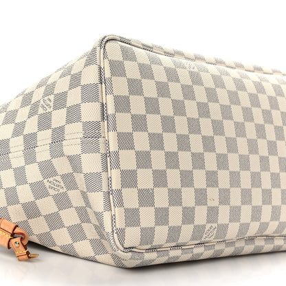 Louis Vuitton Damier Azur Neo Neverfull GM Rose Ballerine 8 of 9