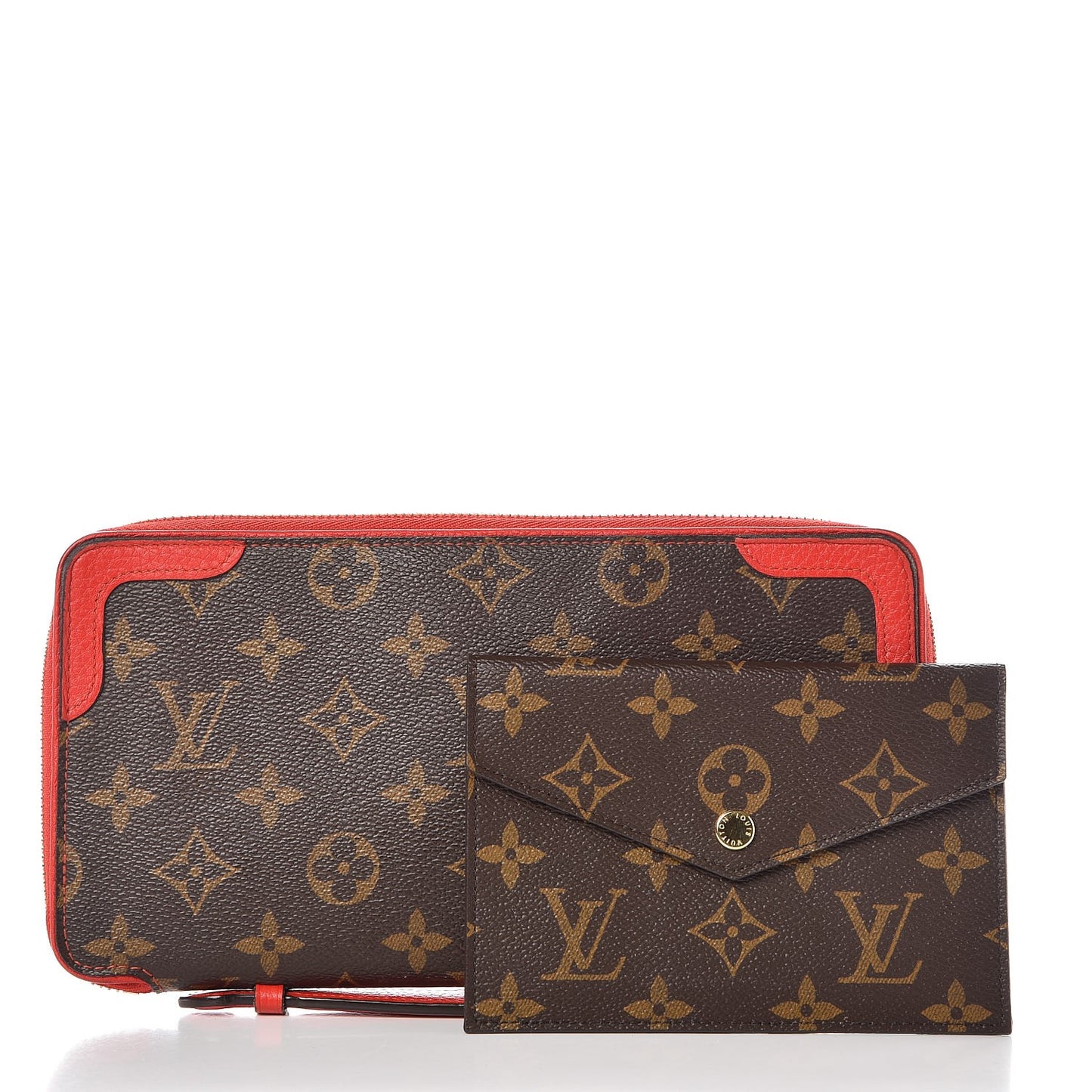 Monogram Daily Organizer Red